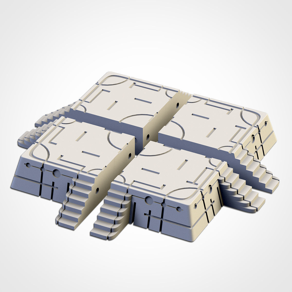 XENO PYRAMIDS 3D print model_5