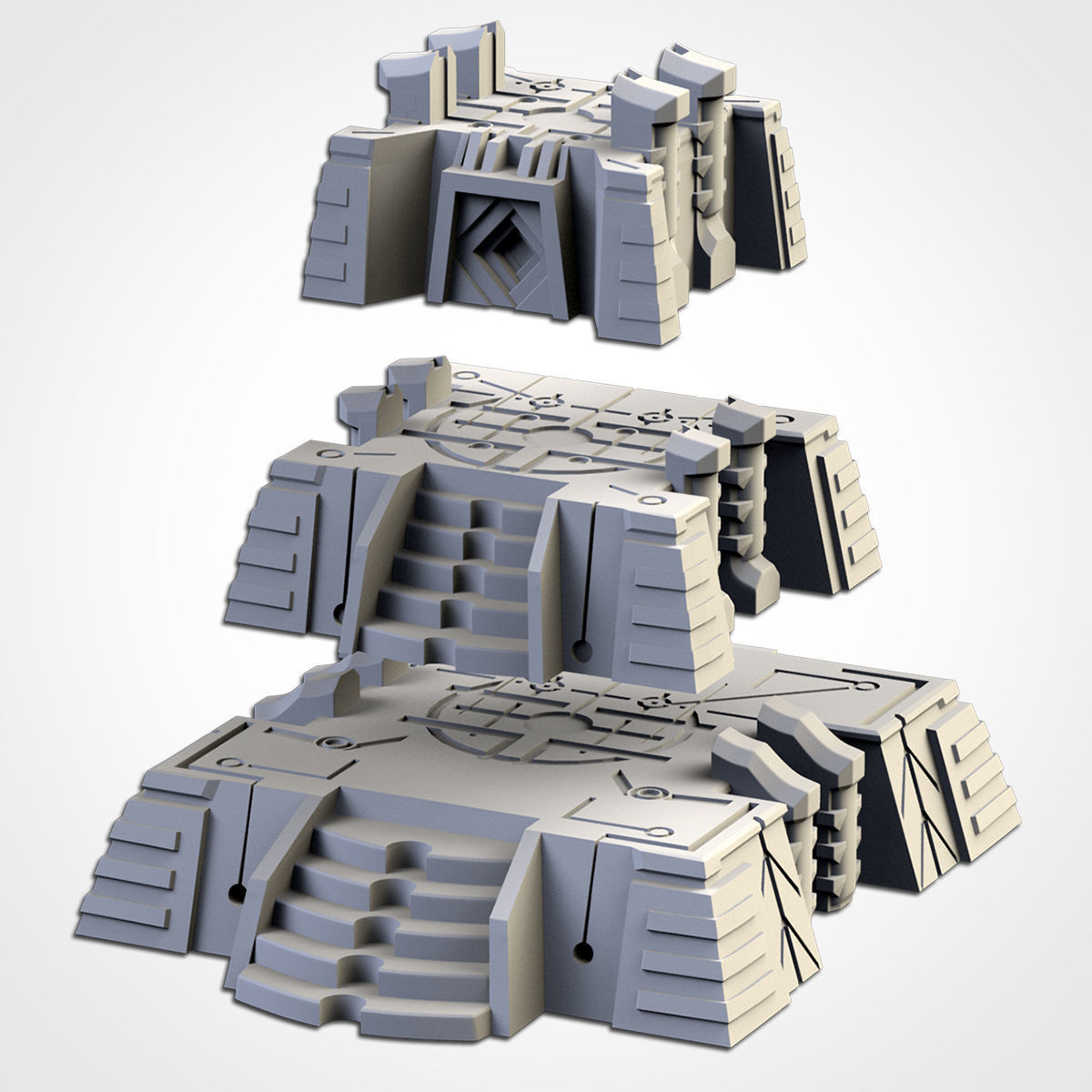 XENO PYRAMIDS 3D print model_7