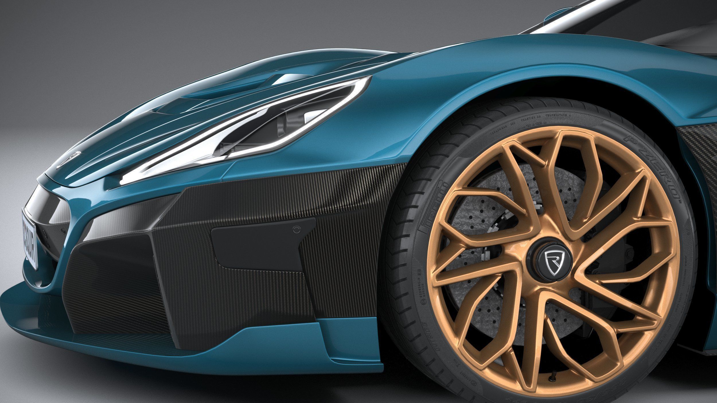 Rimac Nevera 2022 3D model_3