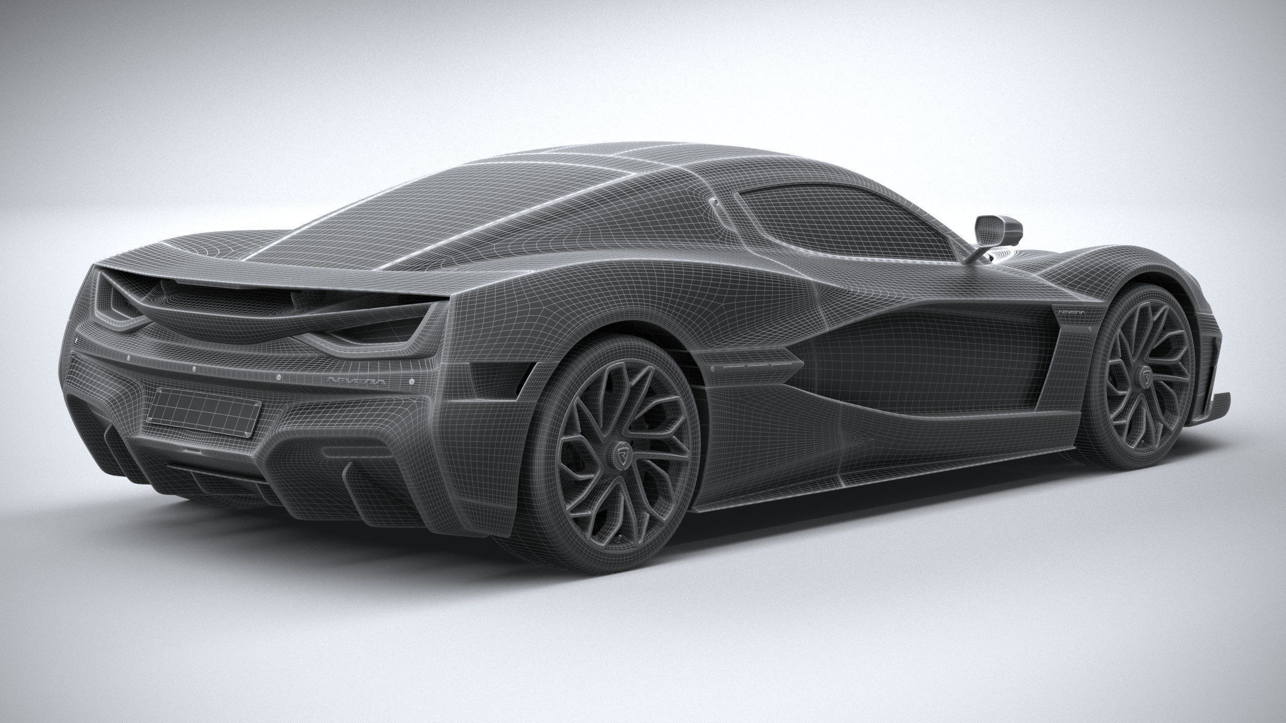 Rimac Nevera 2022 3D model_27