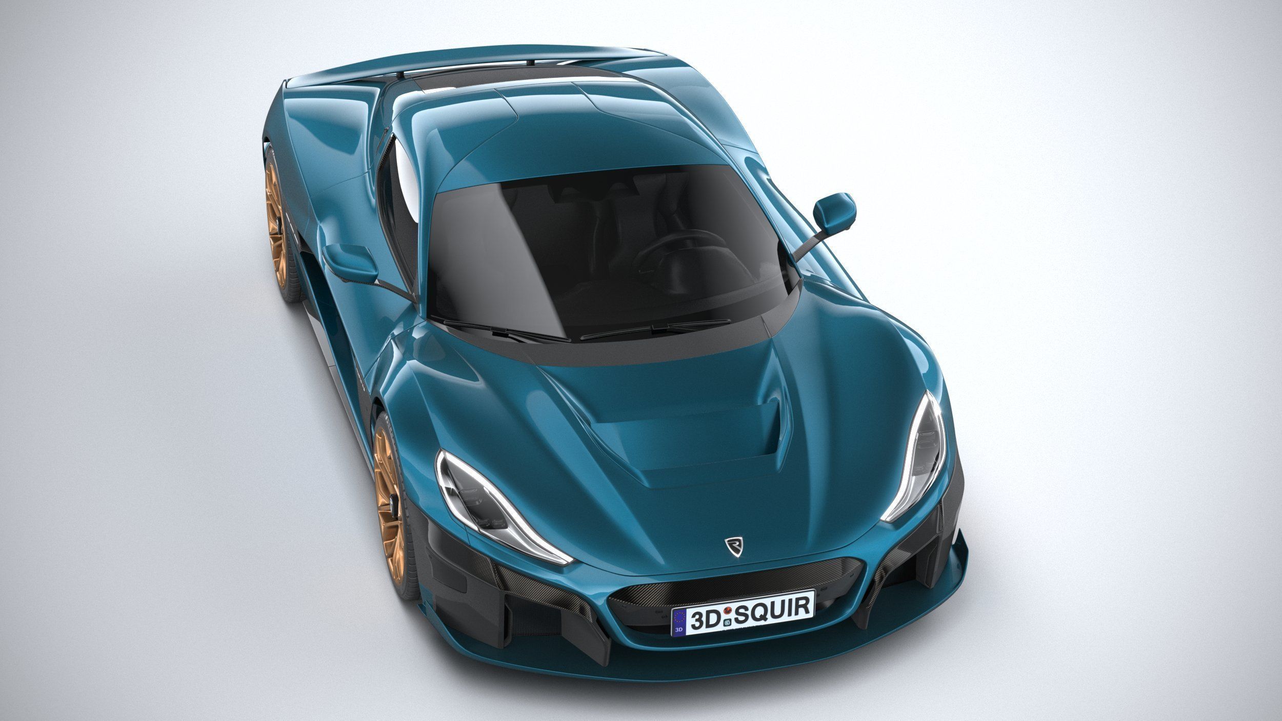 Rimac Nevera 2022 3D model_12