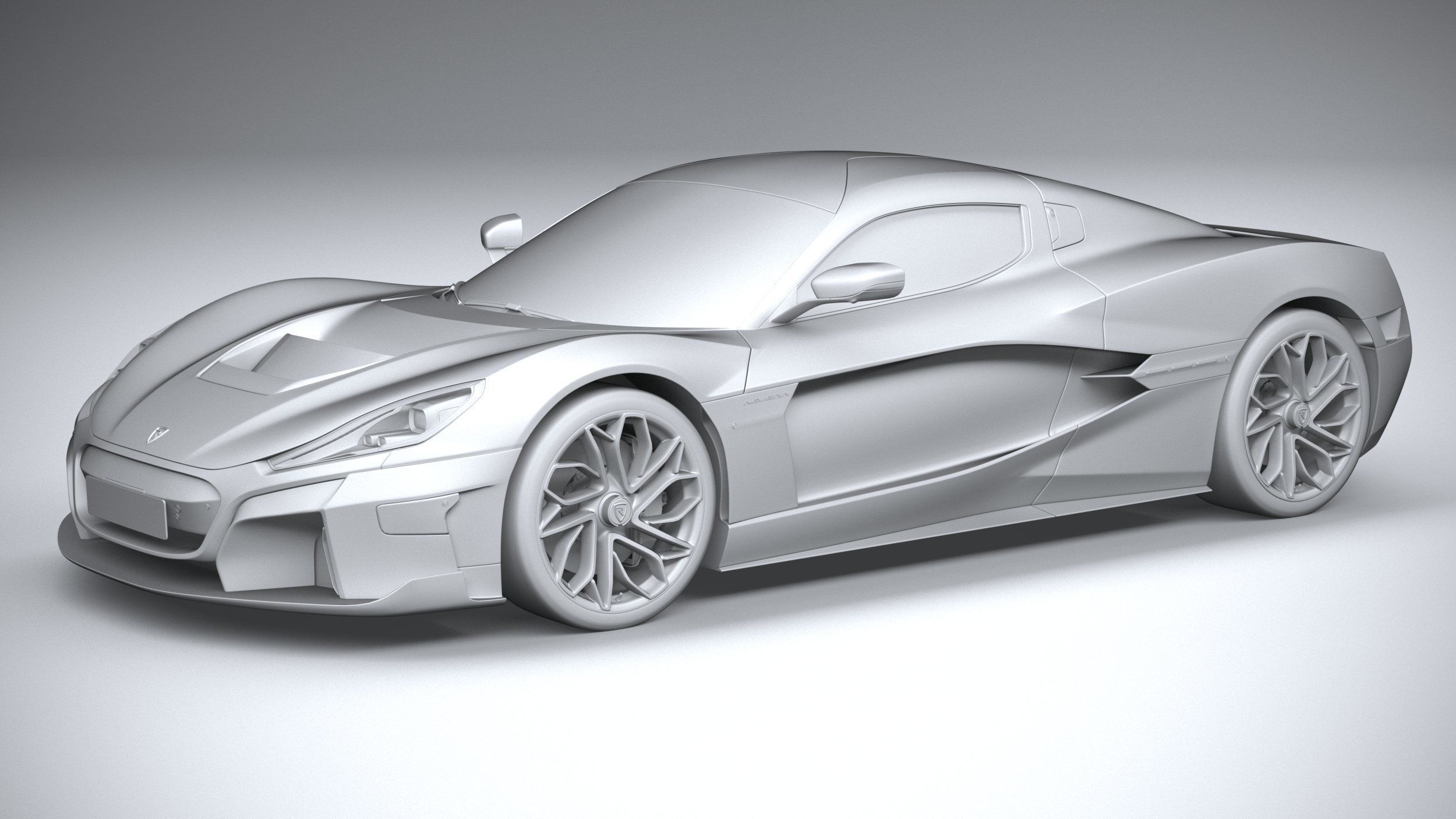Rimac Nevera 2022 3D model_19