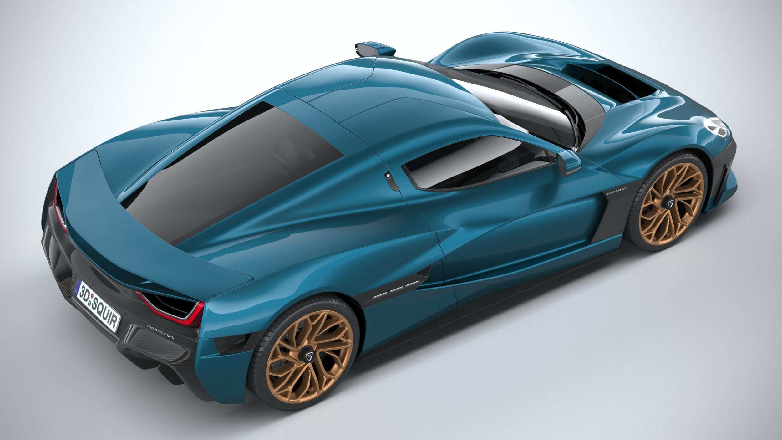 Rimac Nevera 2022 3D model_10
