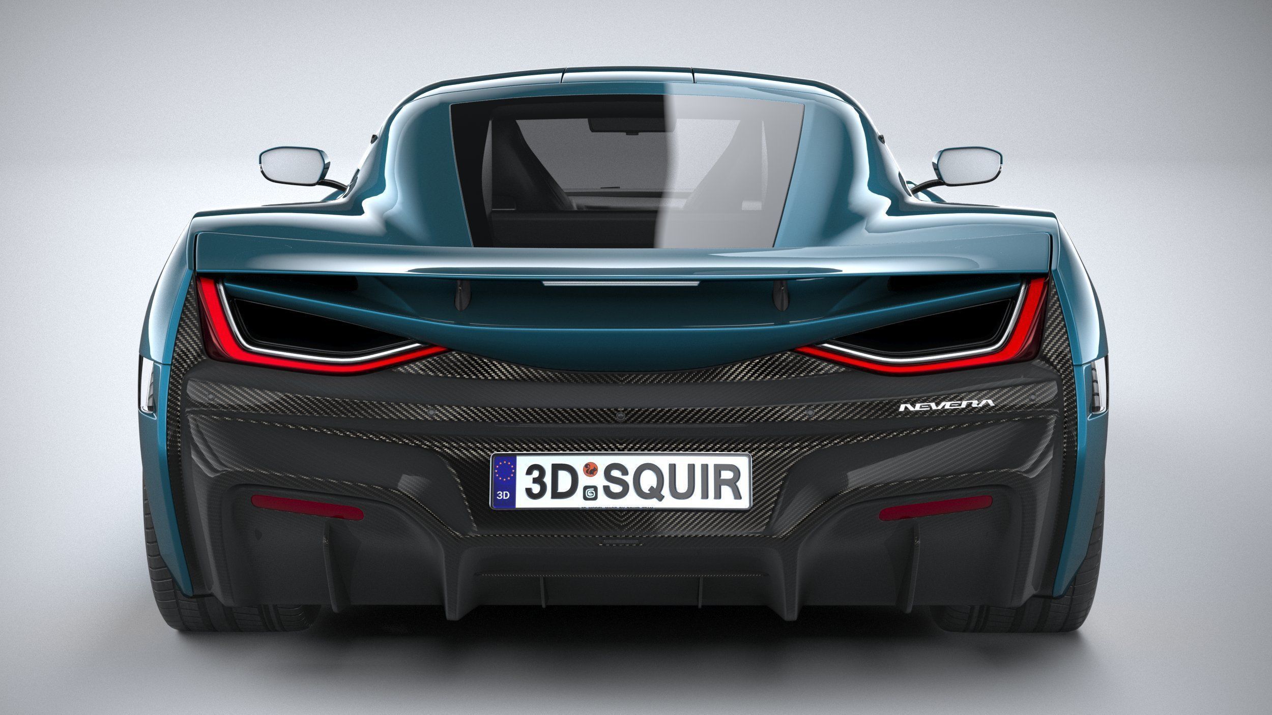Rimac Nevera 2022 3D model_4