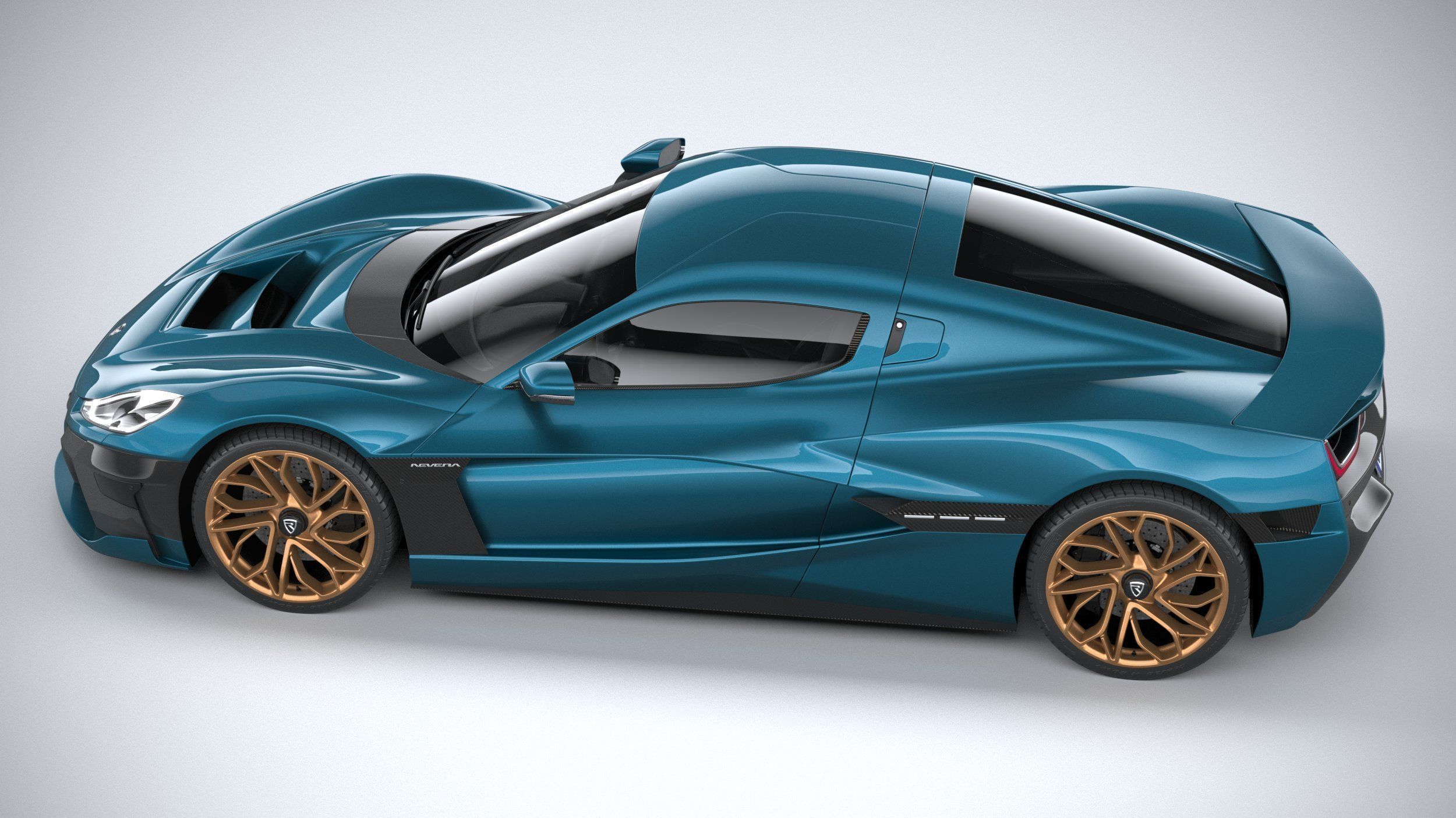 Rimac Nevera 2022 3D model_9