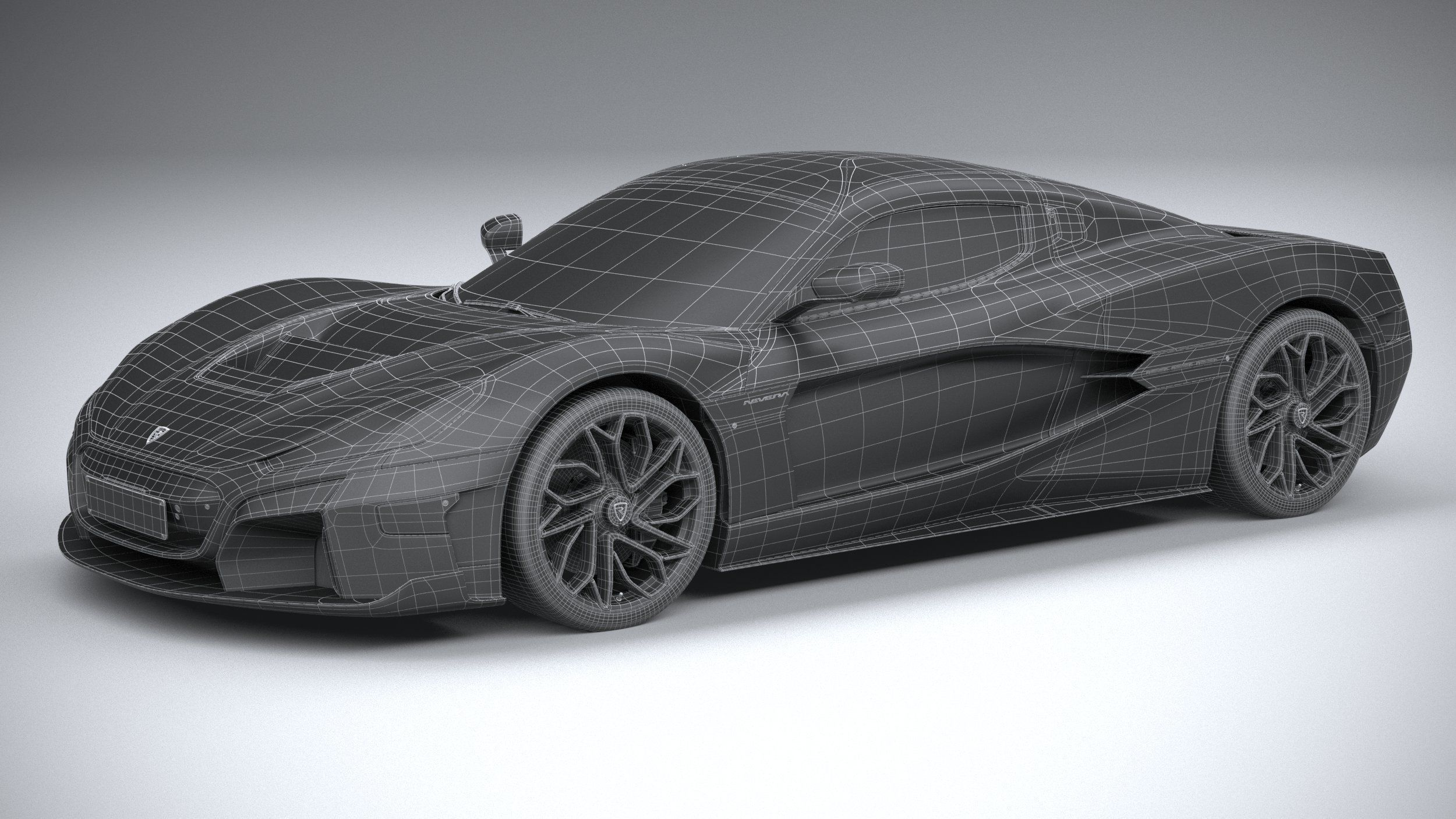 Rimac Nevera 2022 3D model_28