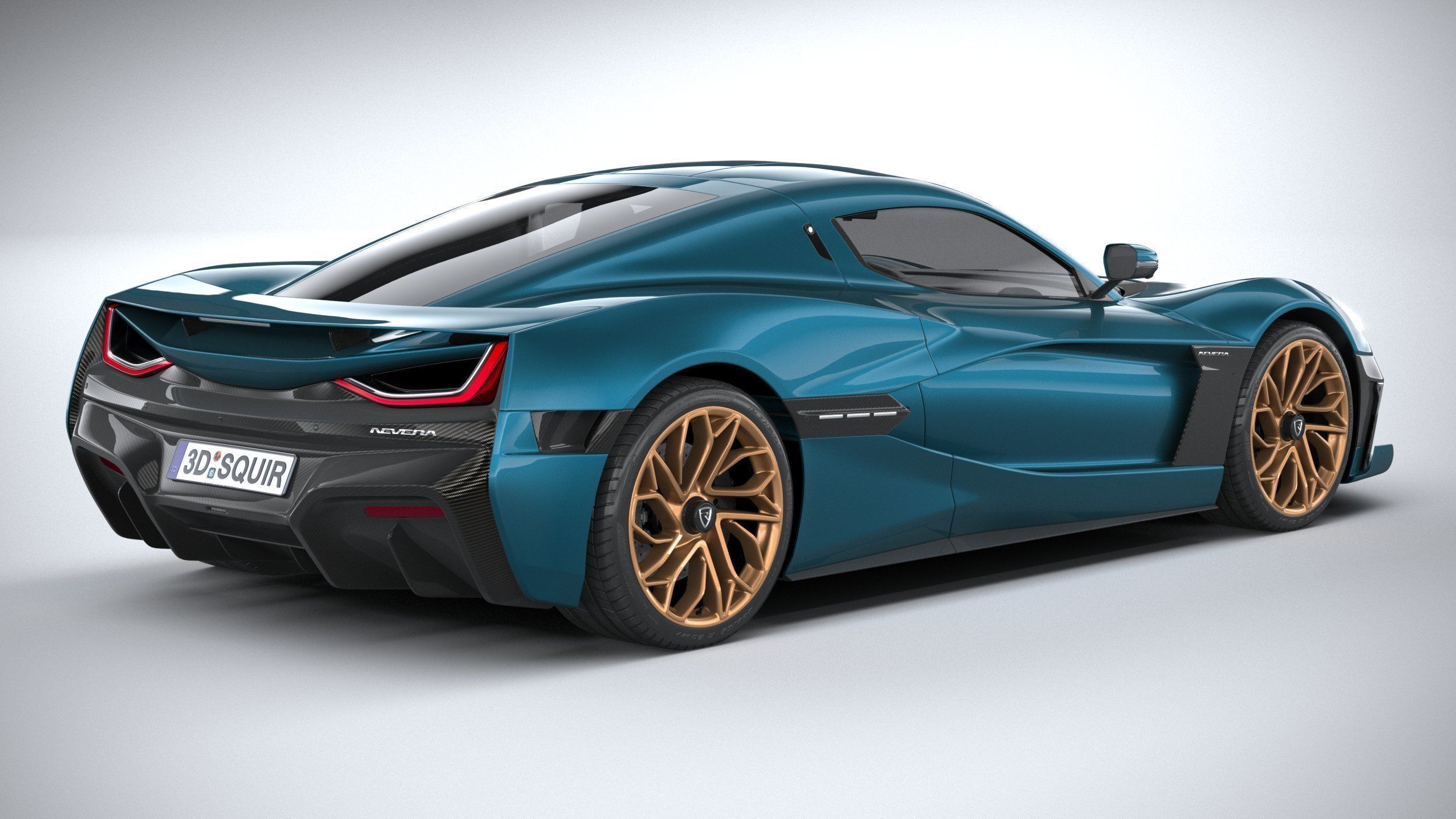 Rimac Nevera 2022 3D model_17