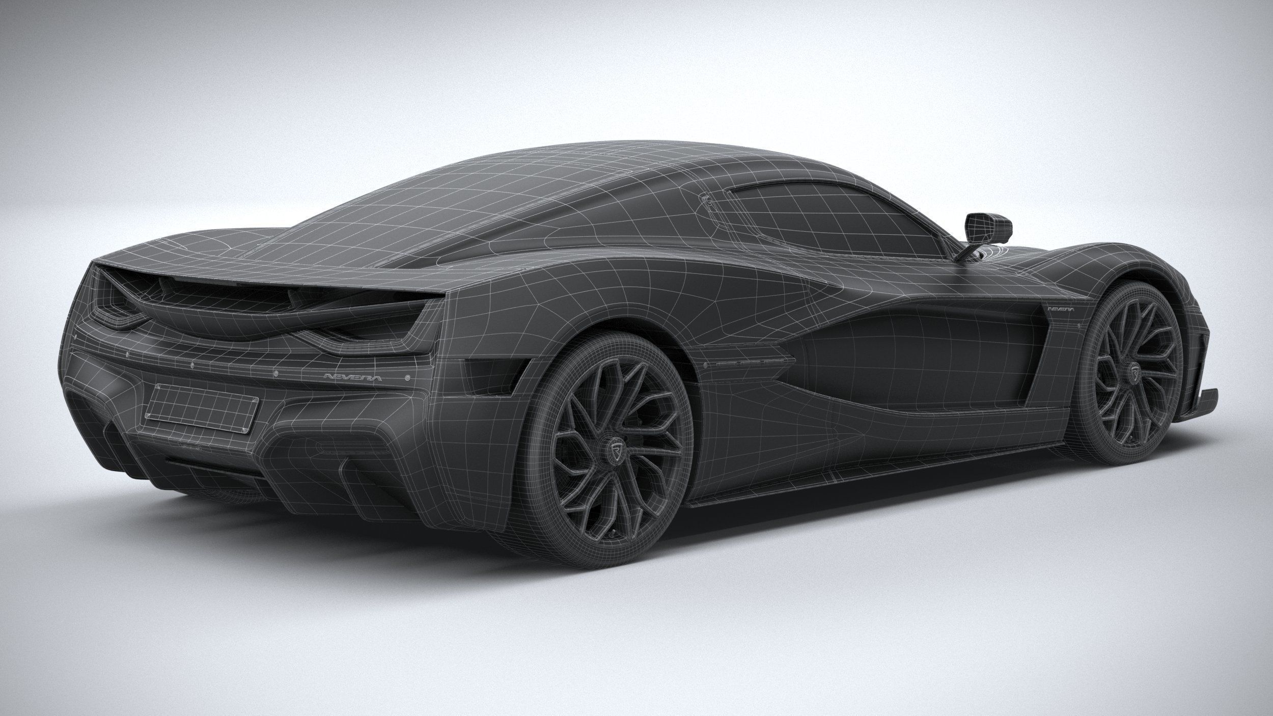 Rimac Nevera 2022 3D model_29