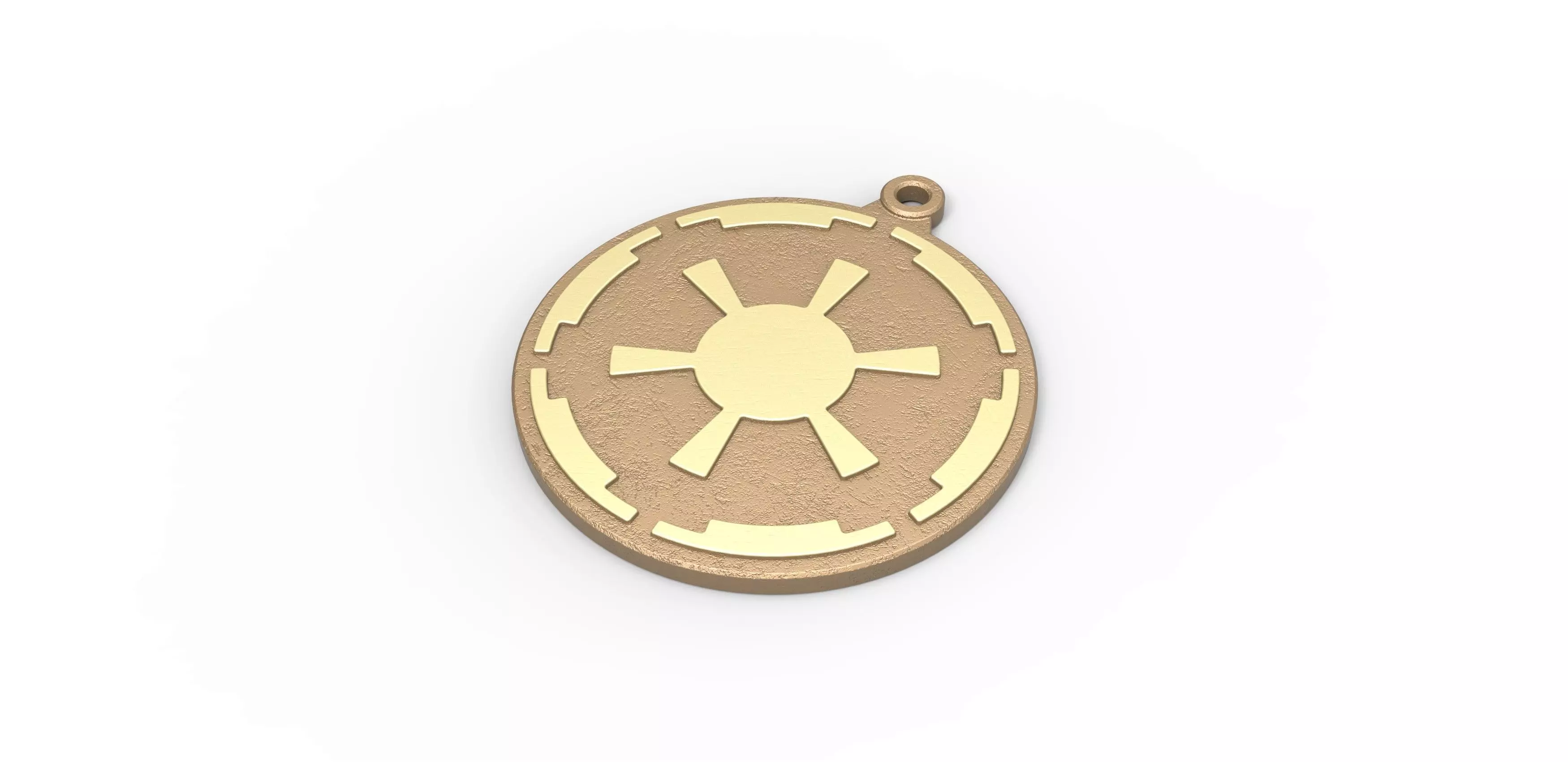 Imperial Crest Medal from The Mandalorian TV series 3D print model_0