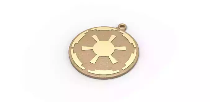 Imperial Crest Medal from The Mandalorian TV series