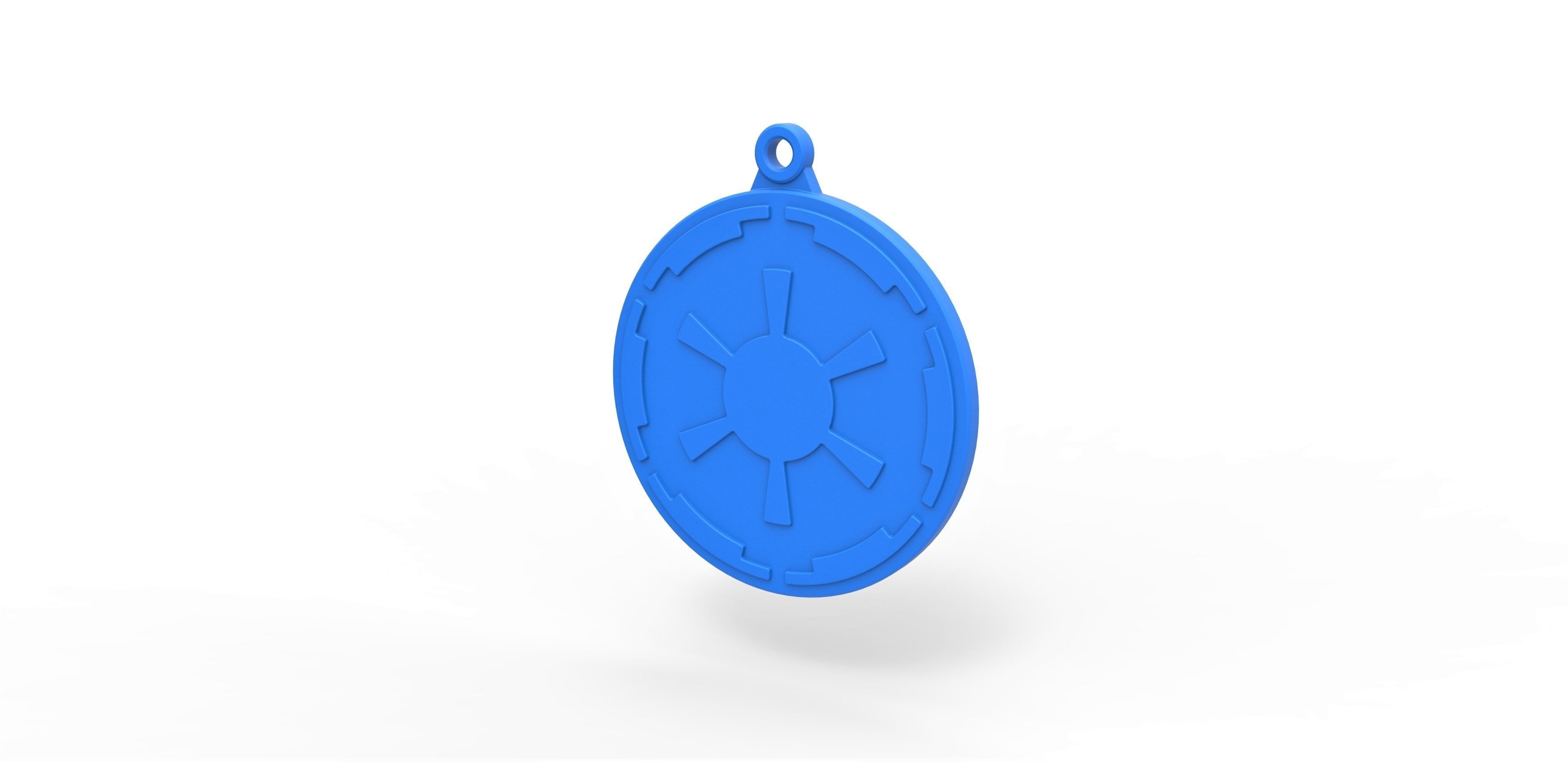 Imperial Crest Medal from The Mandalorian TV series 3D print model_8
