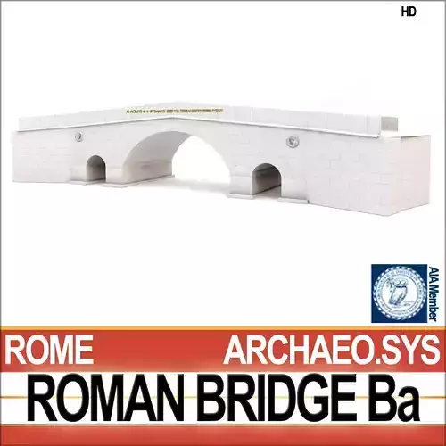 Roman Bridge Ba 3D model