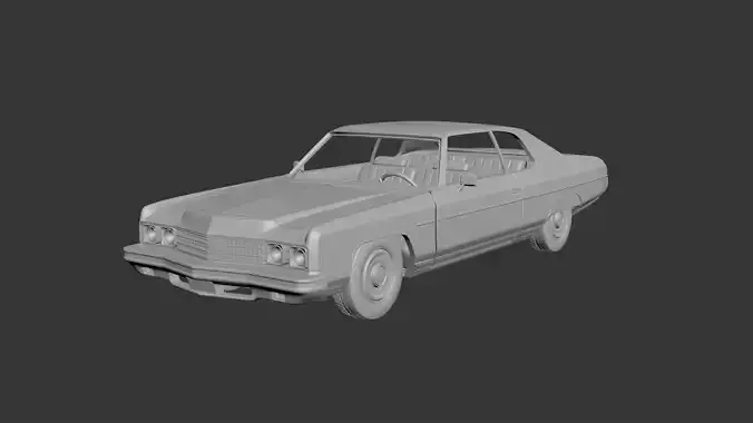 Chevrolet Caprice 1973 3D print model