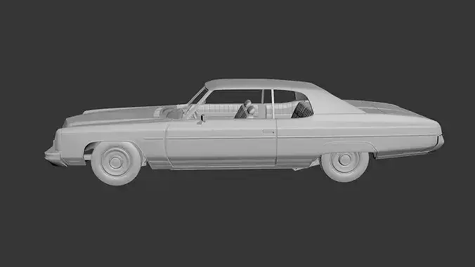 Chevrolet Caprice 1973 3D print model 2