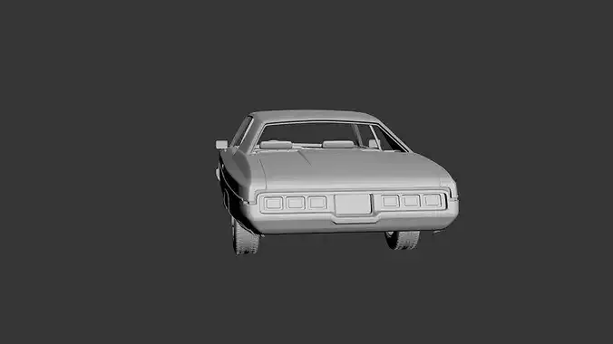 Chevrolet Caprice 1973 3D print model 4