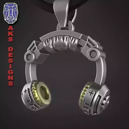 Pendant  organic Jewelry Headphone 1 