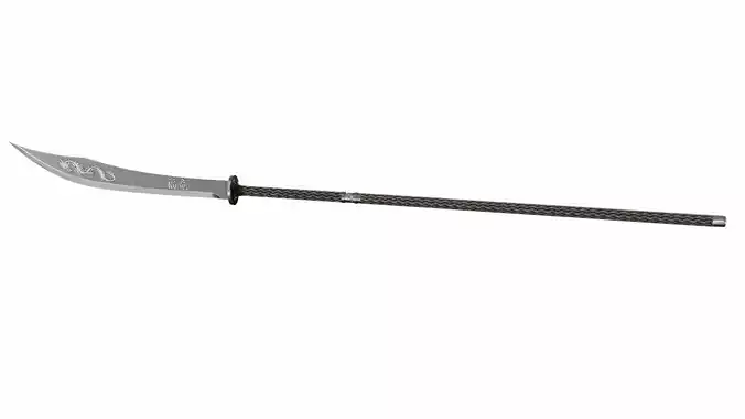Naginata japanese samurai sword