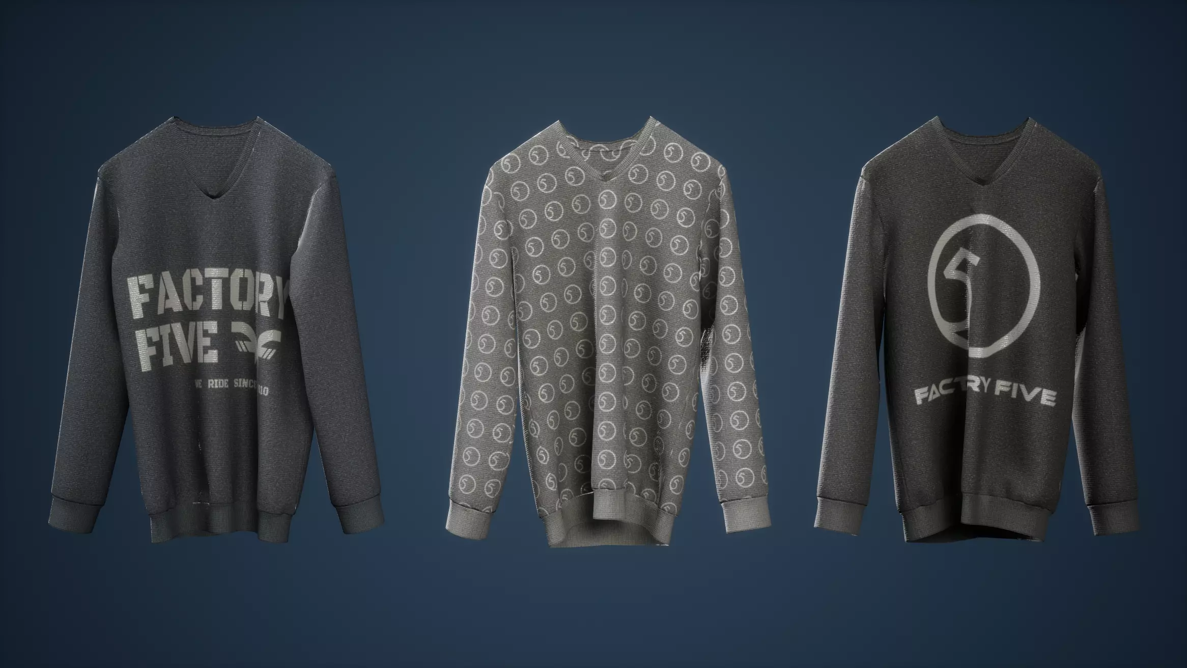 Pullover Shirt Game Ready Low-poly 3D model_0