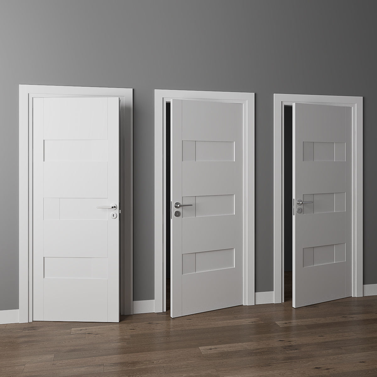 Doors matteucci coriolano 3D model_1