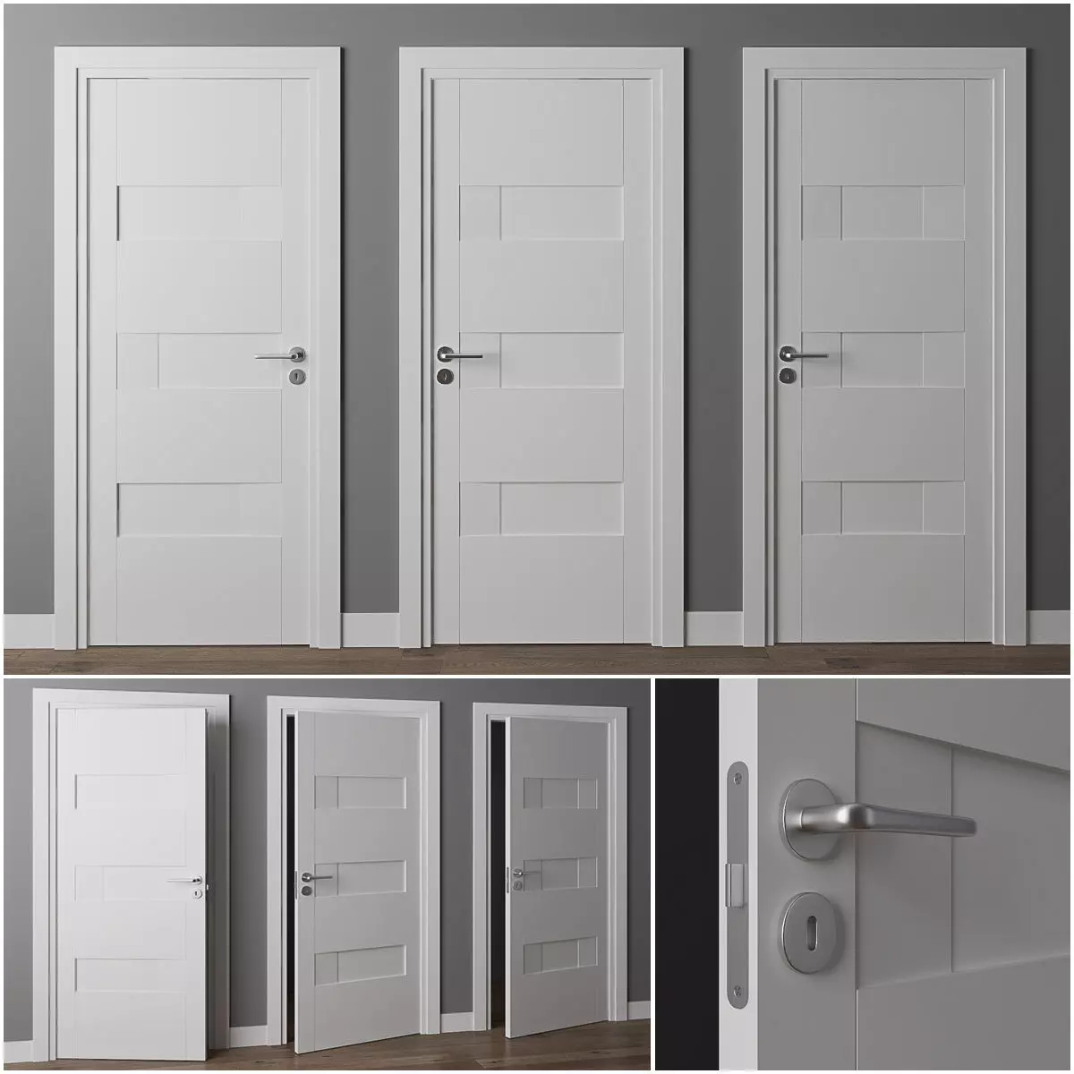 Doors matteucci coriolano 3D model_0