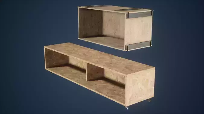 Wooden Boxes Game Ready