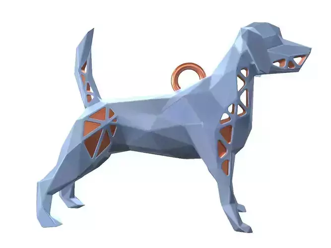 Animal Charm Dog Pendant