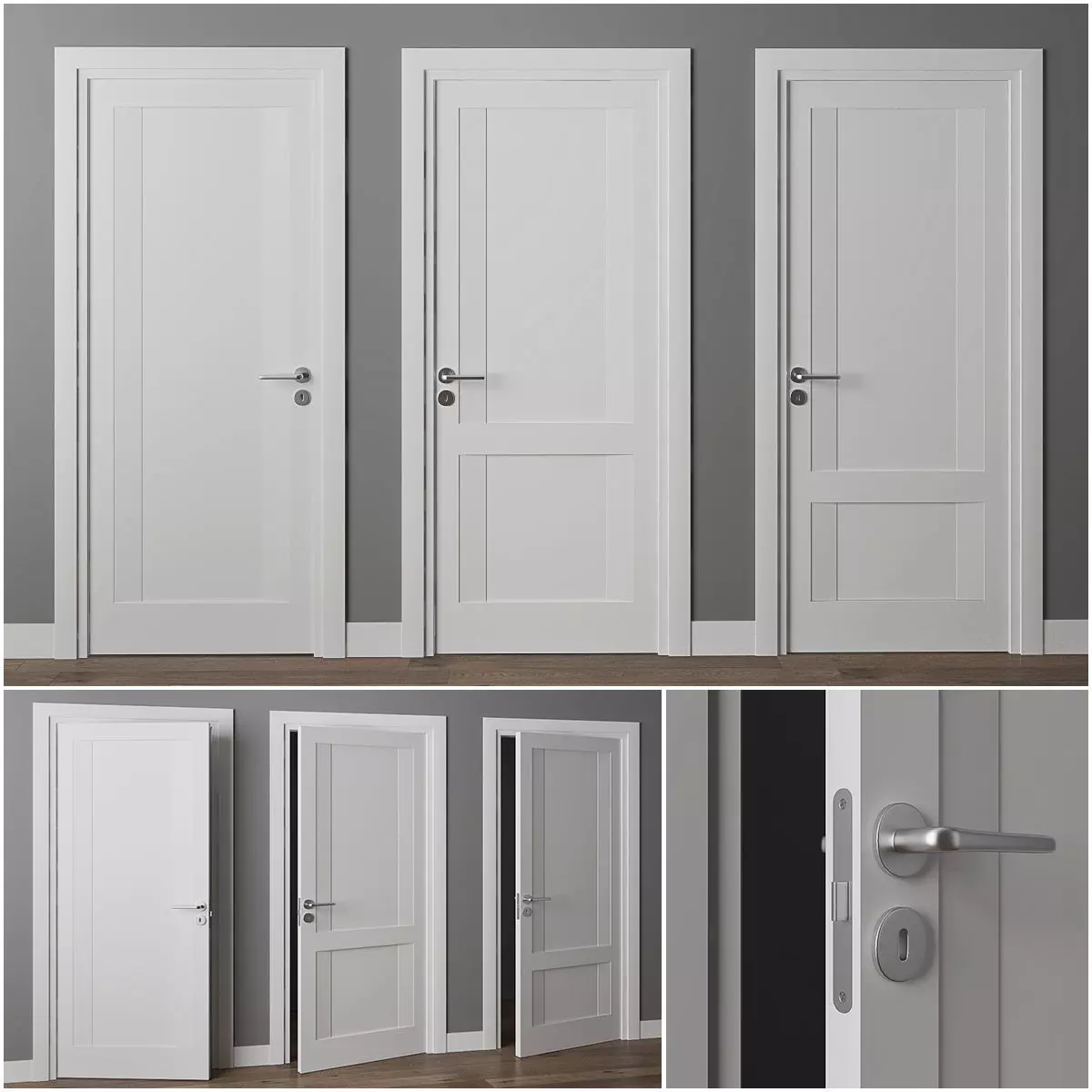 Doors matteucci otello 100 3D model_0