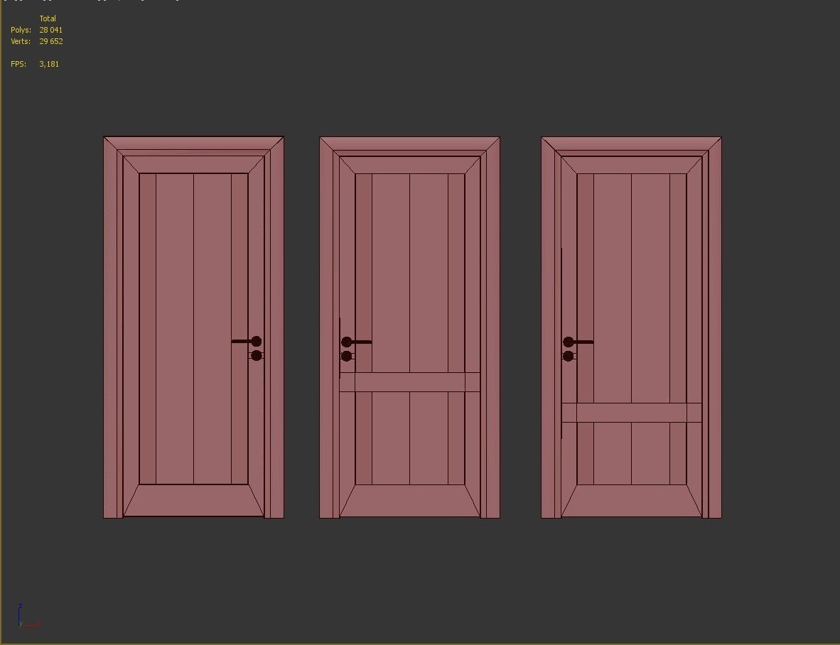 Doors matteucci otello 100 3D model_5
