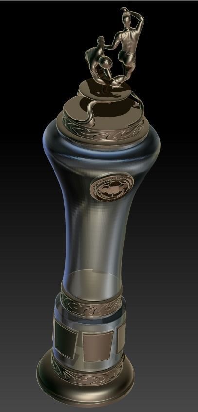 Russian Premier League Trophy 2015-2016 3D print model_4
