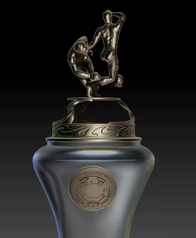 Russian Premier League Trophy 2015-2016 3D print model_0