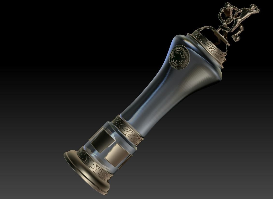 Russian Premier League Trophy 2015-2016 3D print model_5
