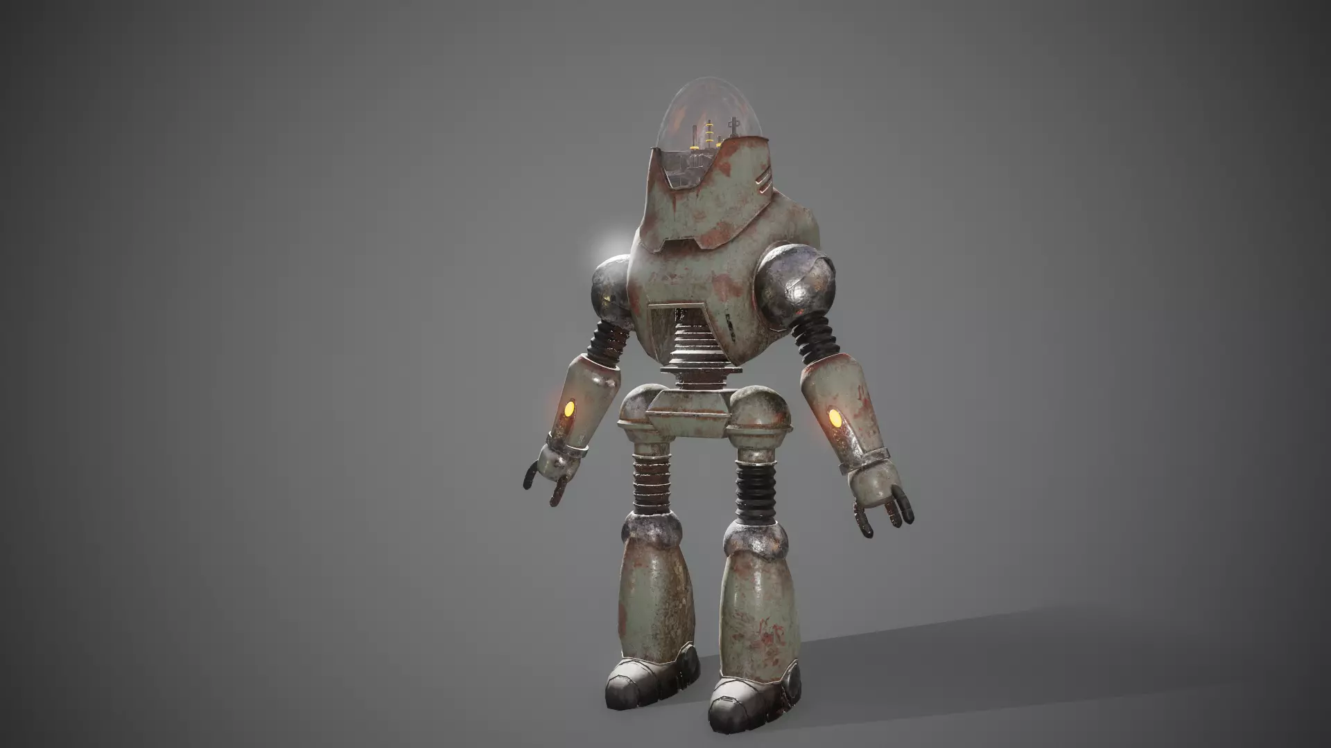 Fallout - Protectron Robot  3D model_0