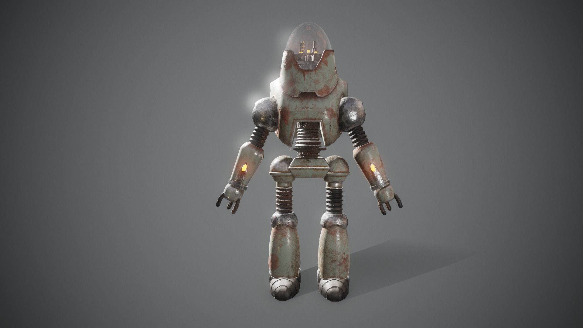 Fallout - Protectron Robot  3D model_5