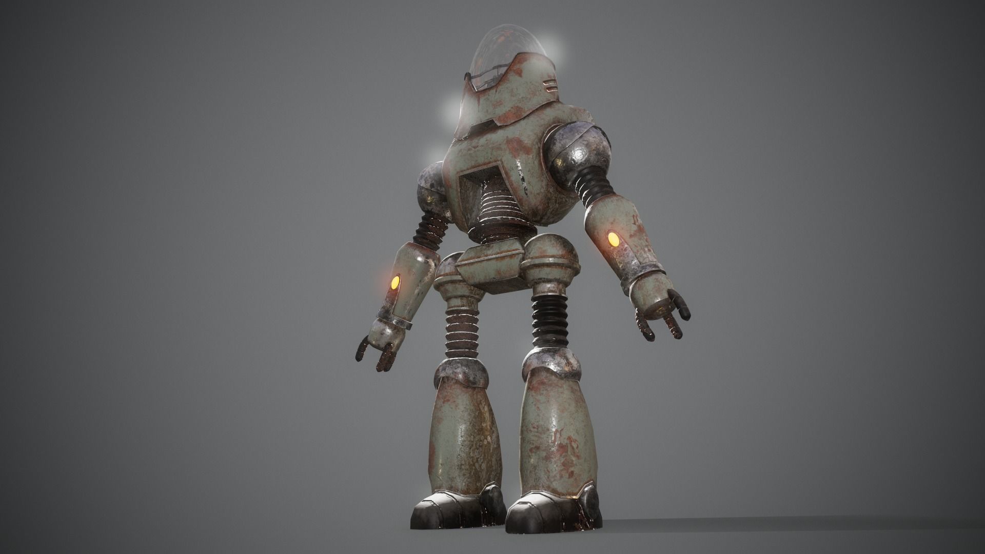 Fallout - Protectron Robot  3D model_3