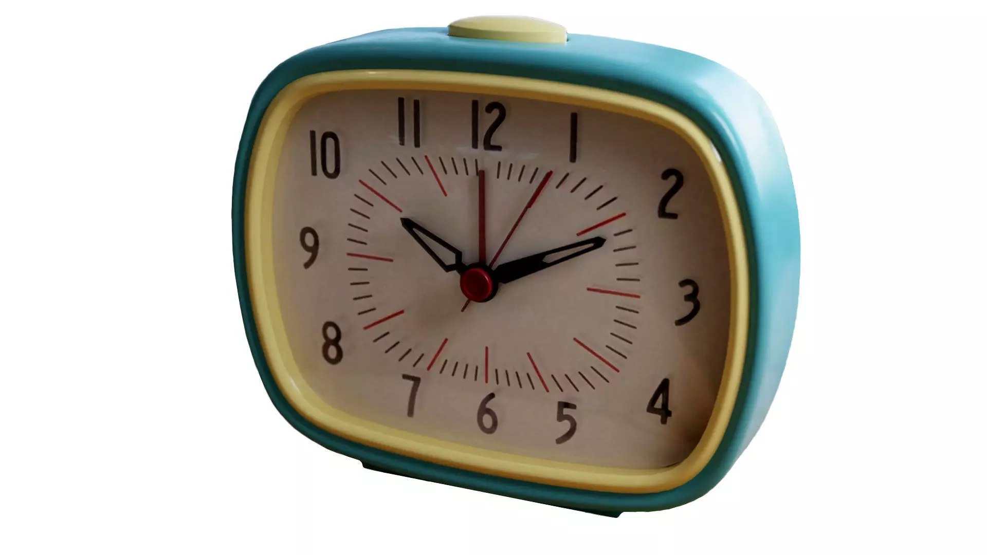 Alarm clock plastic  3D model_0