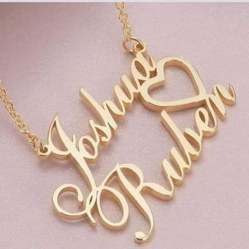 names pendant Free 3D print model_1