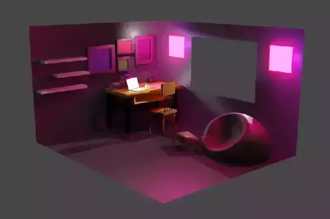 Isometric chill room