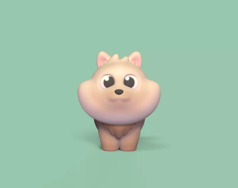 Little Cute Cat 3D print model_0