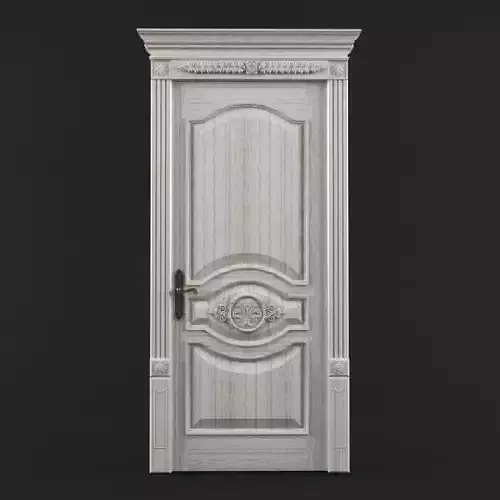 wood door 900x2100 3D model