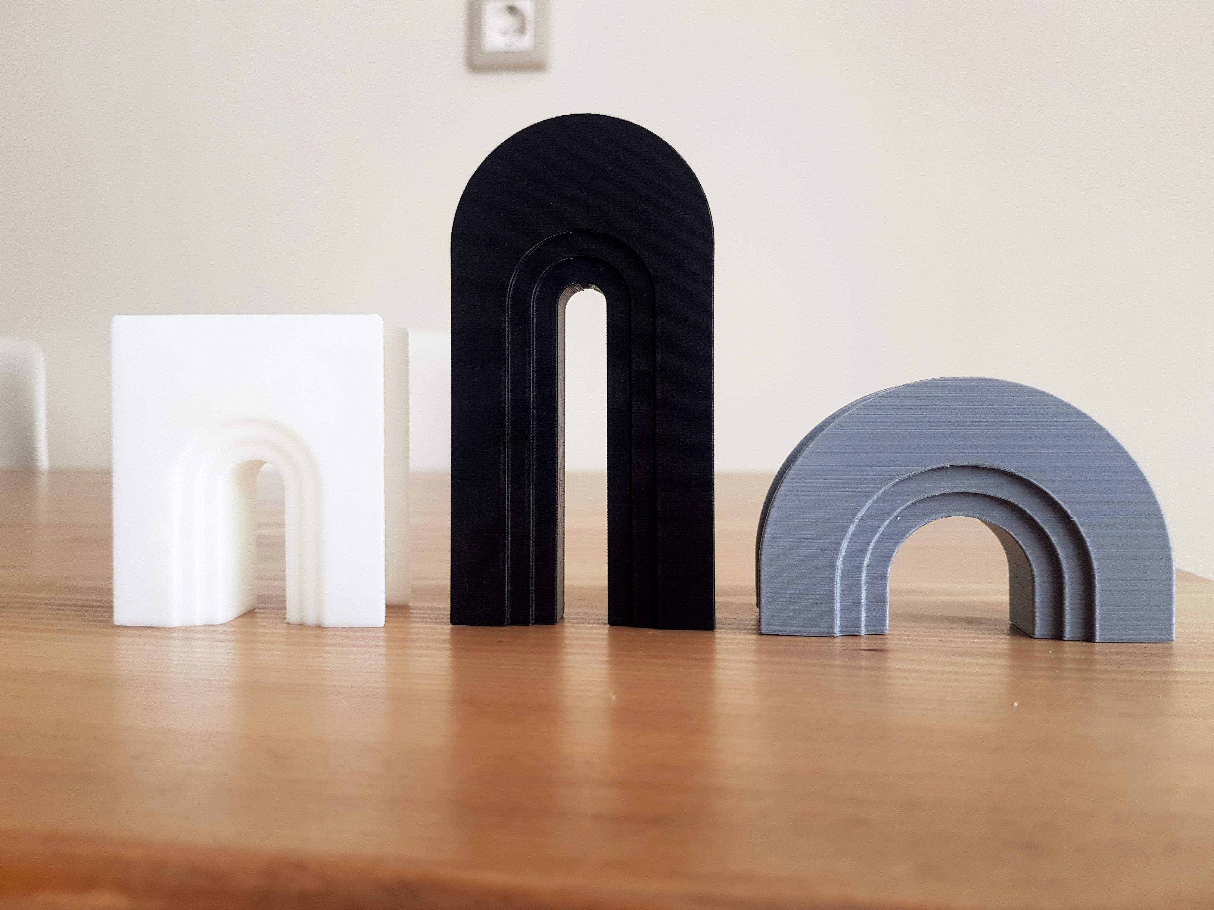 NORDIC ART GEOMETRIC VASE 3IN1 3D model_1