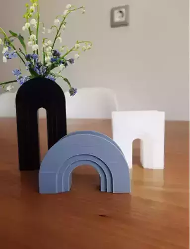 NORDIC ART GEOMETRIC VASE 3IN1