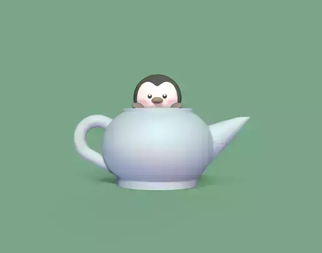 Penguin Tea Pot