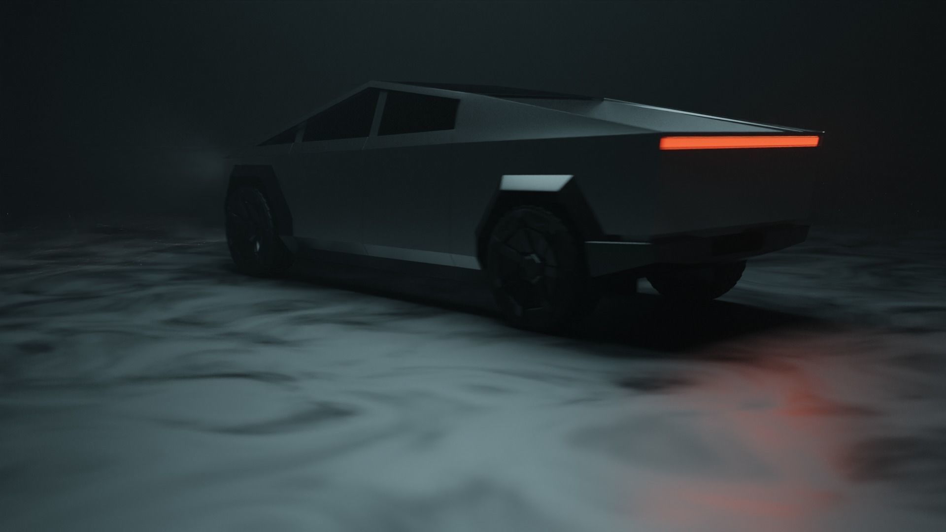 Cybertruck 3D model - unrigged 3D model_4