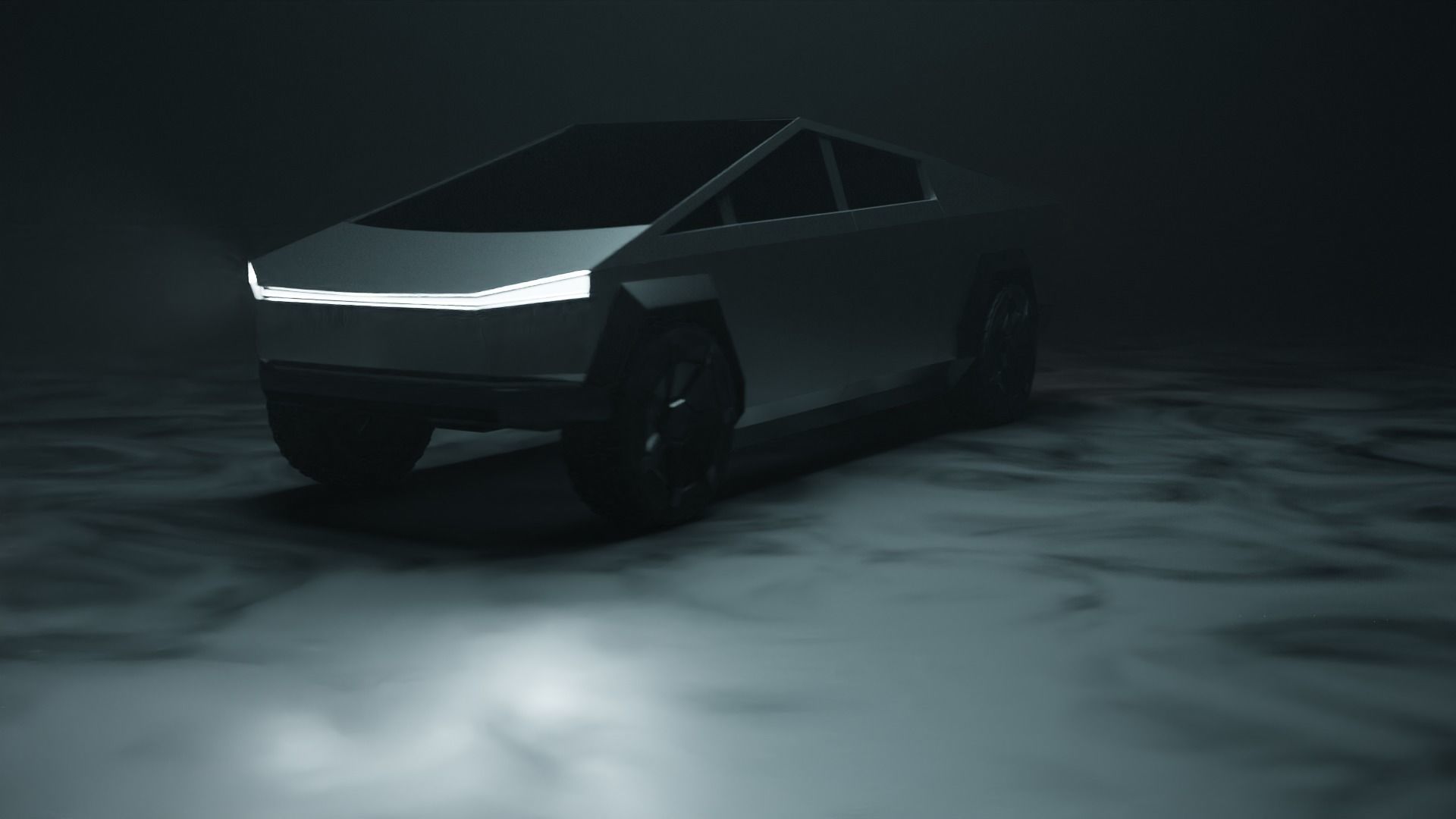 Cybertruck 3D model - unrigged 3D model_11