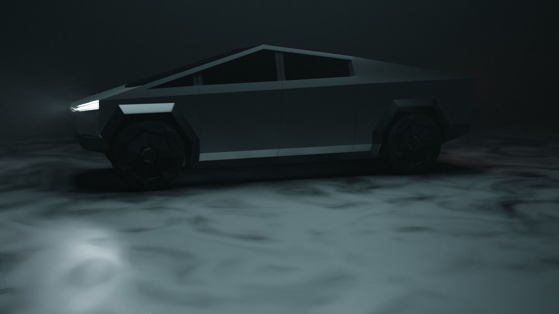 Cybertruck 3D model - unrigged 3D model_7