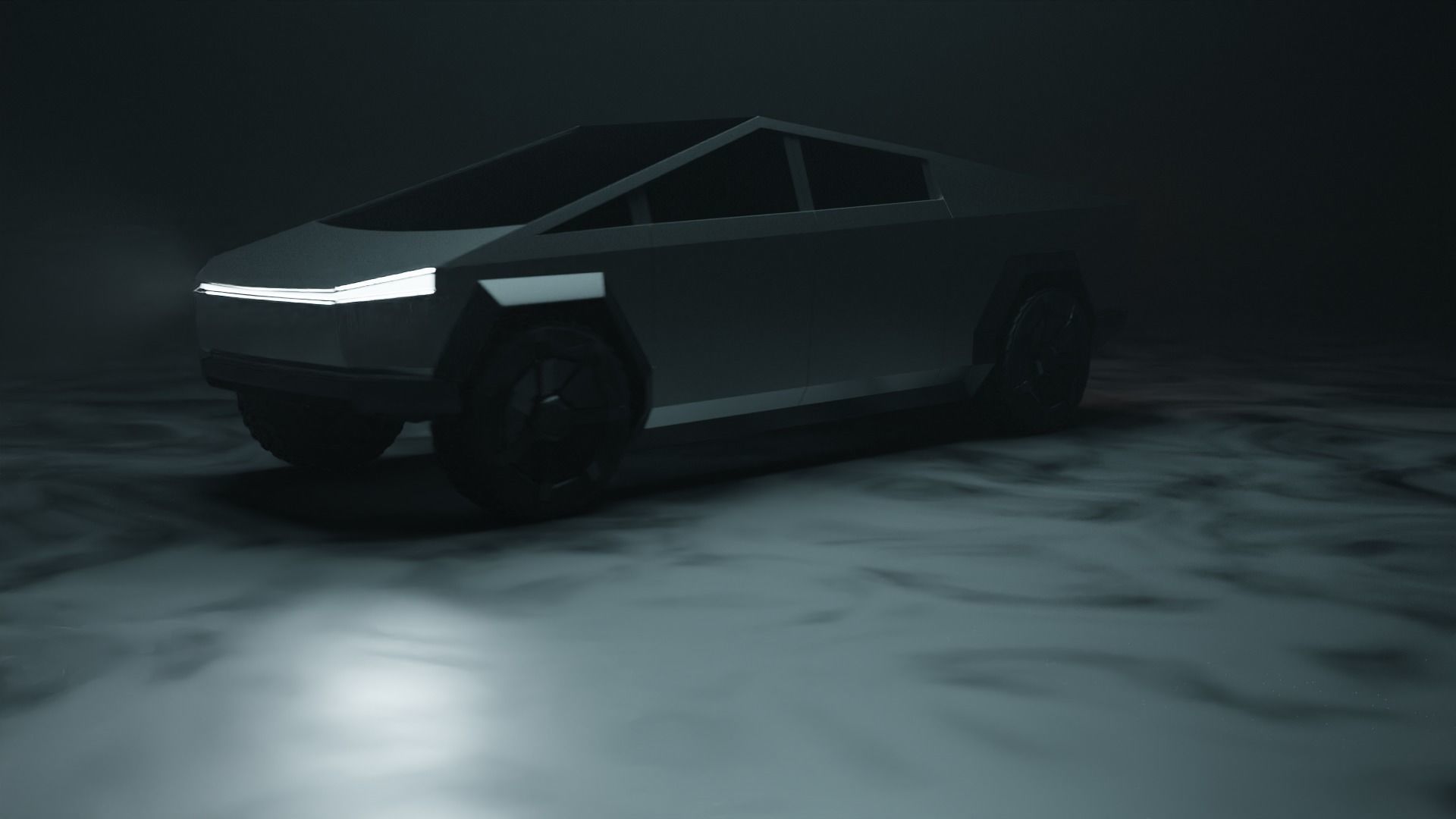 Cybertruck 3D model - unrigged 3D model_14