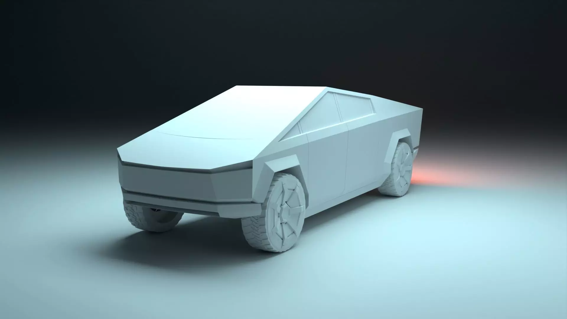 Cybertruck 3D model - unrigged 3D model_0