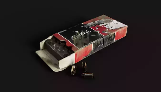 Handgun ammo - Resident evil 2 remake Free low-poly 3D model
