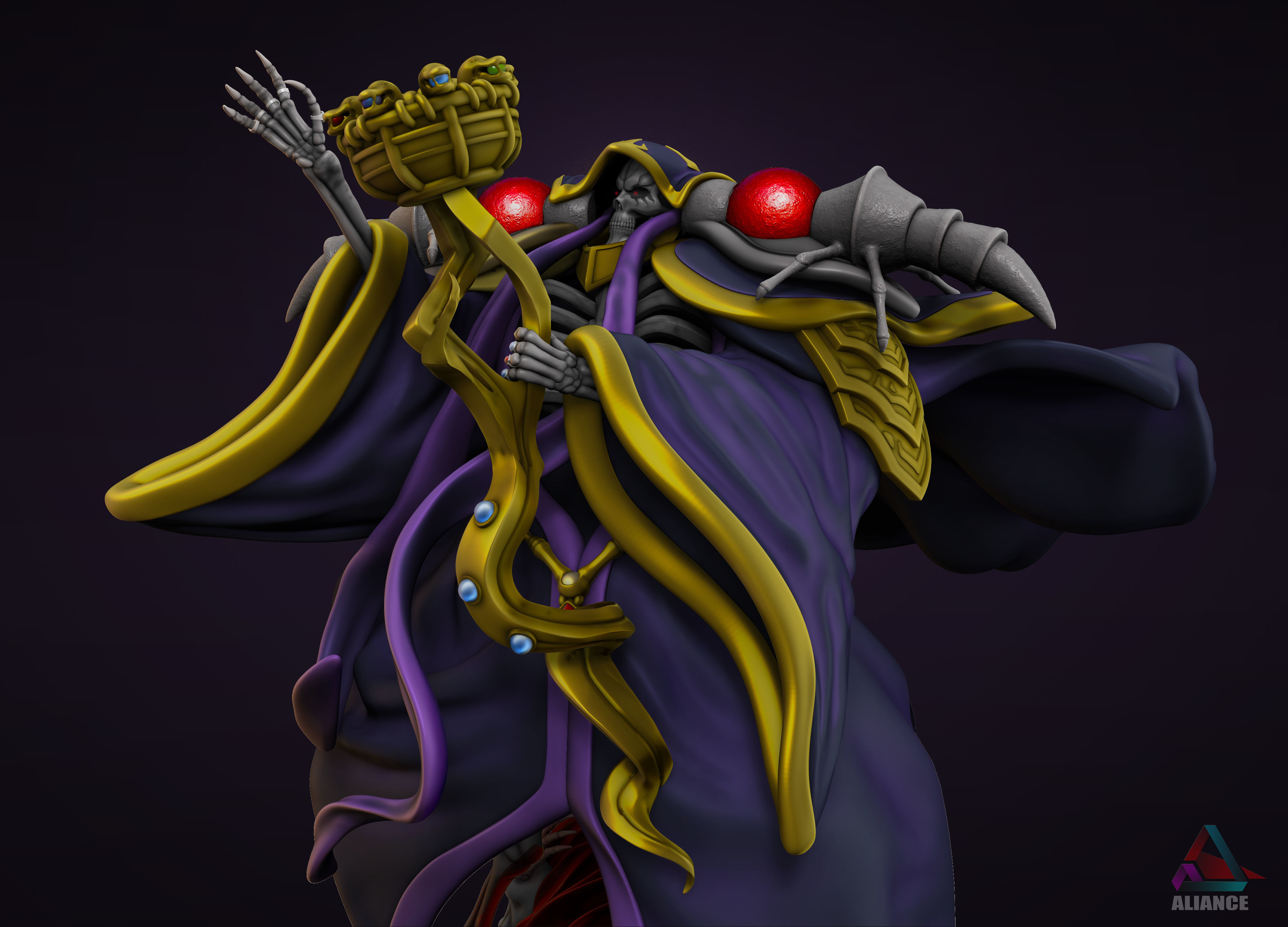 Ainz Ooal Gown - Overlord 3D print model_1