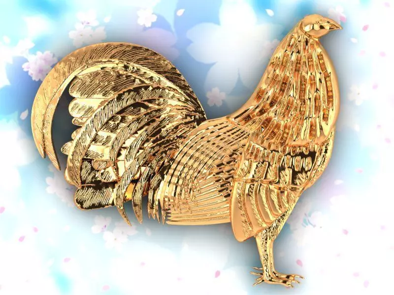 Chicken for jewelry - Chicken for ring - Chicken for pendant 3D print model